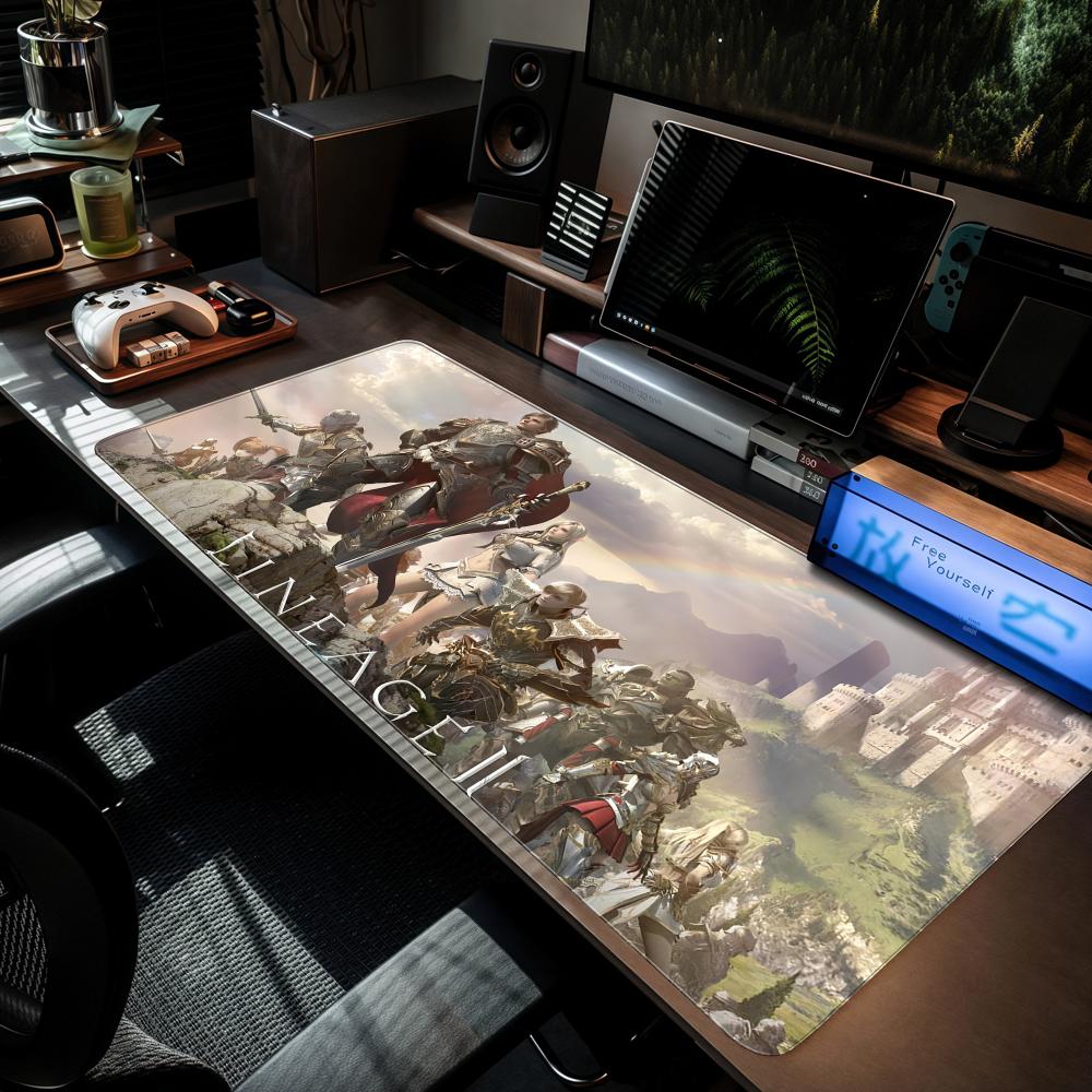 Gaming Accessories For Table - Game L-Lineage 2 Mouse Pad XXL