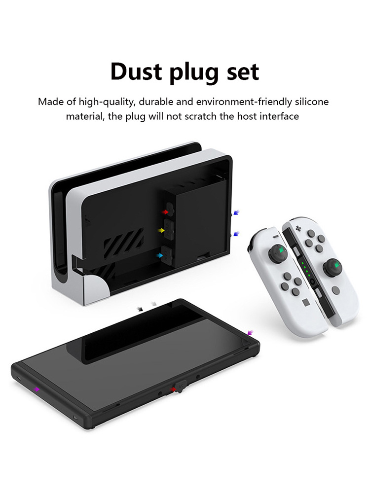 14 PCS/Set Dust Plug Silicone  - Gaming Accessories Nintendo review and price