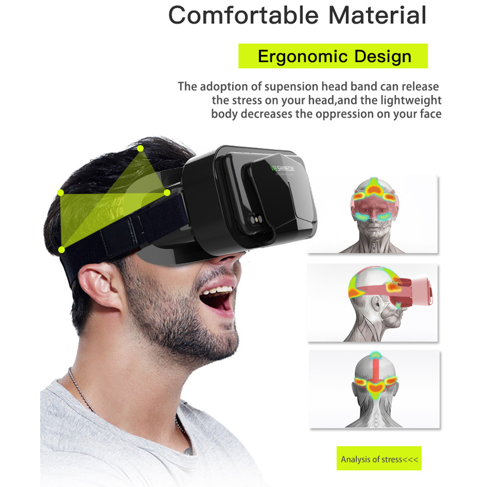 Shinecon VR Glasses 3D Headset - Gaming Accessories For 8 Year Old review and price