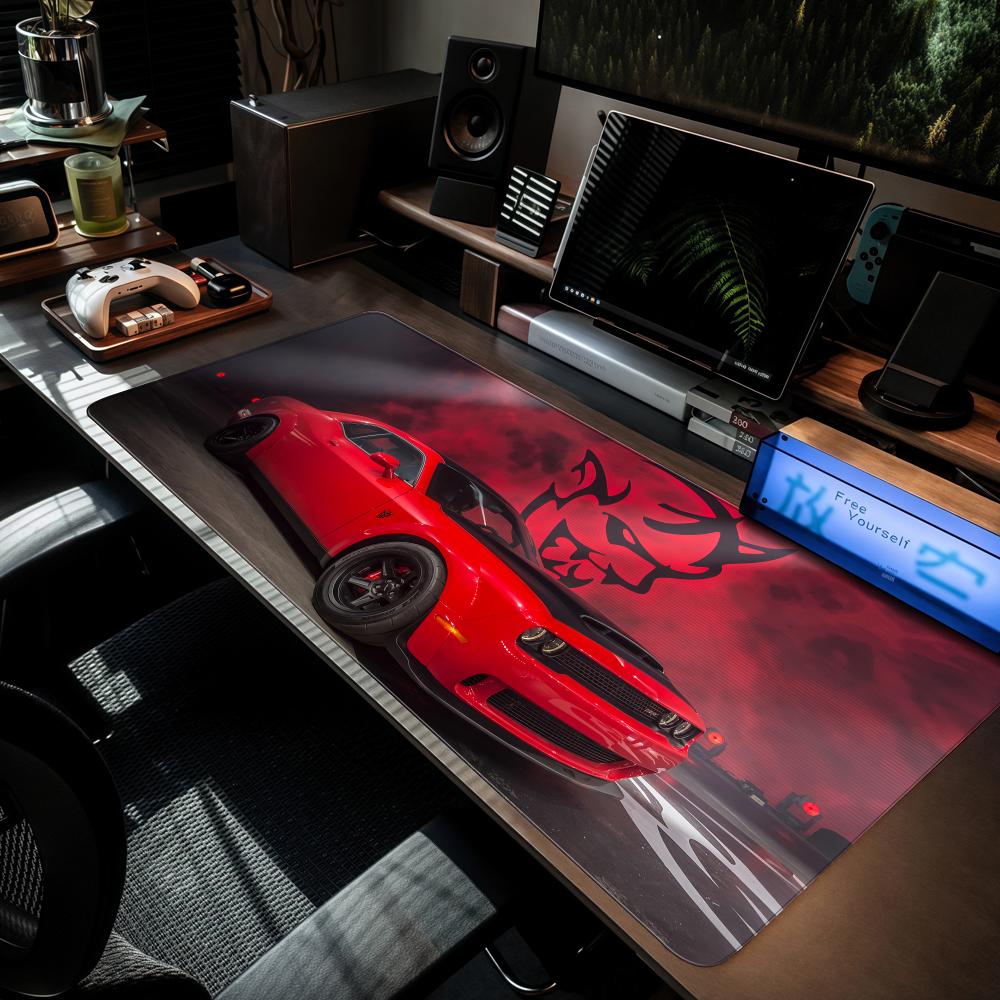 D-DodgeS Car Cool Mouse Pad XX - Gaming Accessories For Table review and price