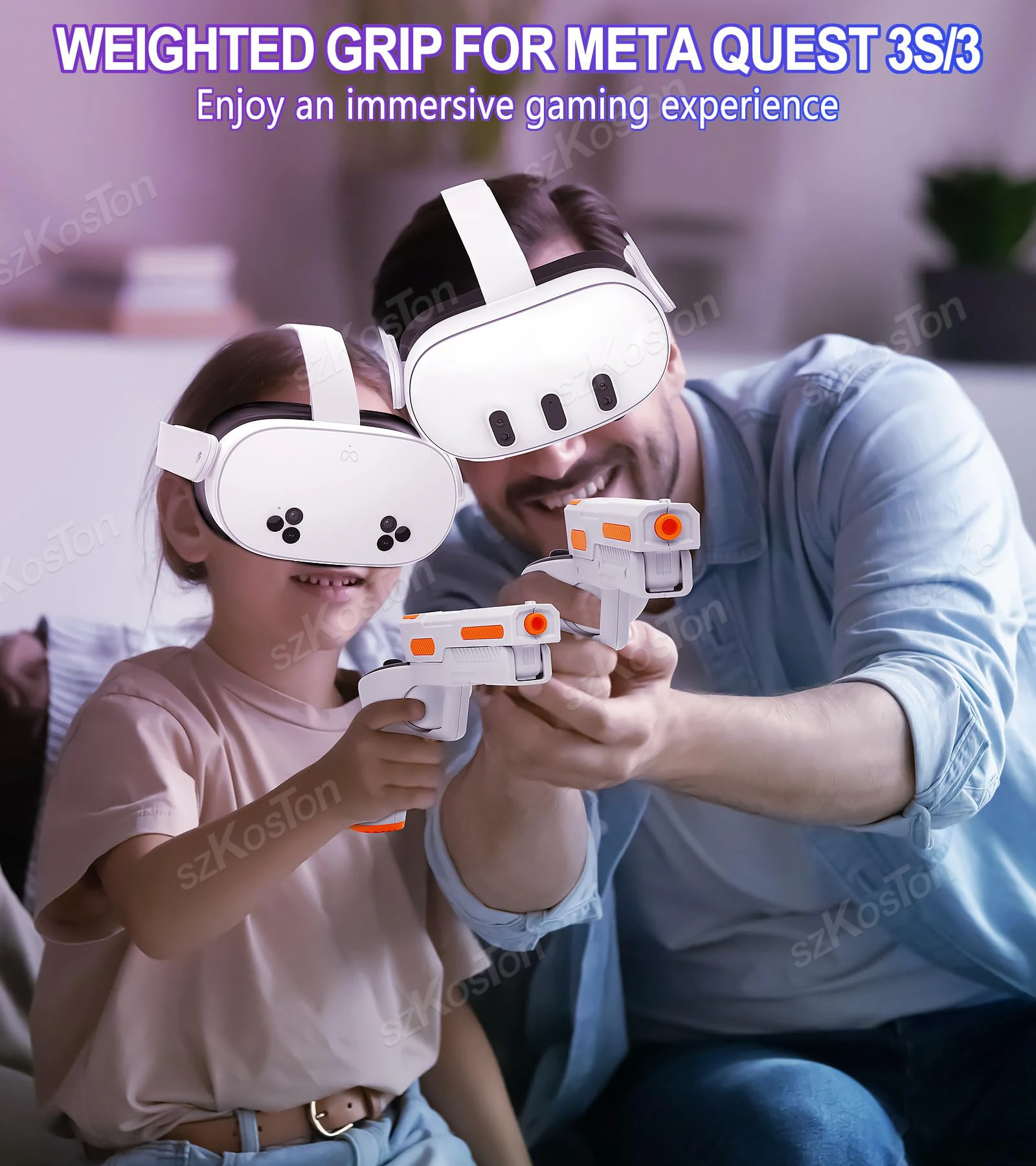 VR Gun Stock Grips for Meta Qu - Gaming Accessories Controller review and price