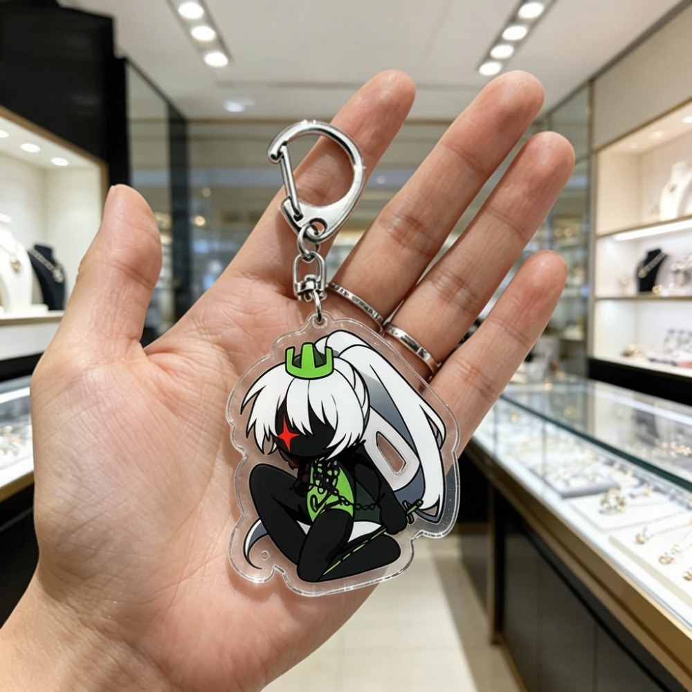 Cute Cartoon Chibi Keychains A - Gaming Accessories Storage review and price