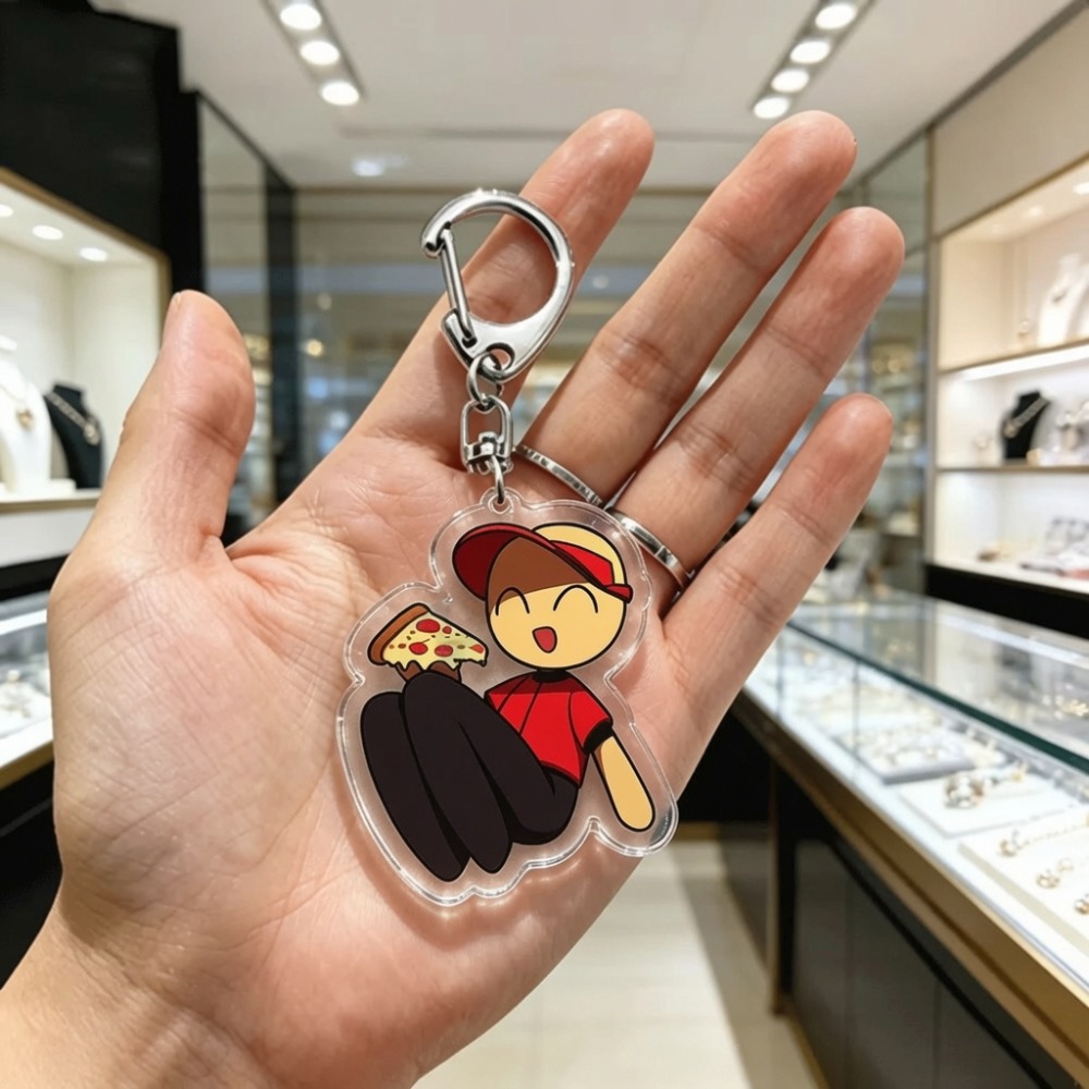 Cute Cartoon Chibi Keychains A - Gaming Accessories Storage review and price