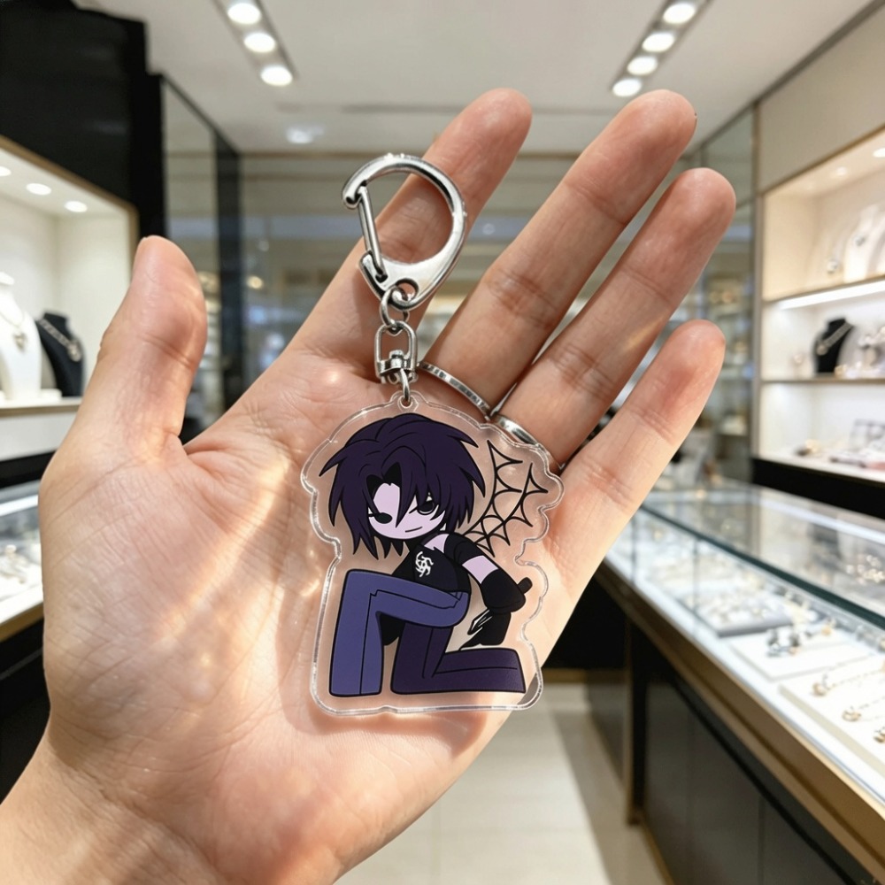 Cute Cartoon Chibi Keychains A - Gaming Accessories Storage review and price